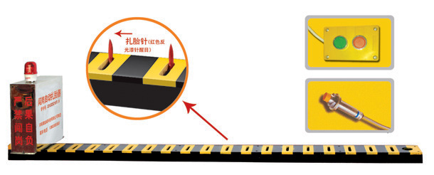永城市V3嵌入式闯岗自动扎胎器/阻车器